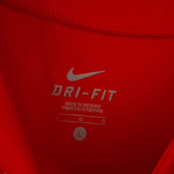 NWT [Nike] Dri-Fit Basketball Performance Sleeveless Jersey Red w/ White - Picture 9 of 11